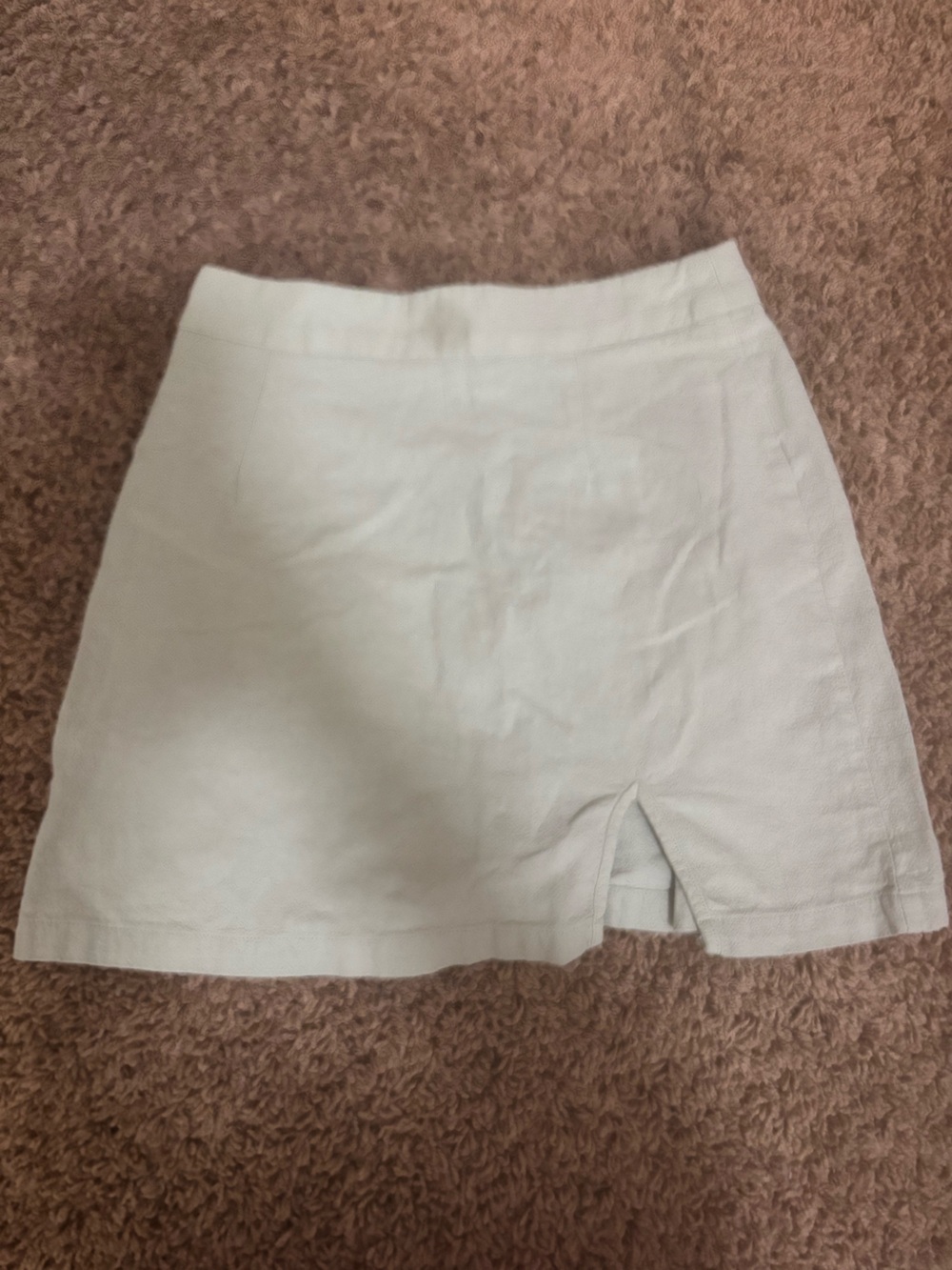SHEIN White Flat Front Women's Skort